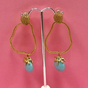 ZokyDoky Jewelry - Genuine Turquoise Dangle Earrings, NWT ZokyDoky Jewelry - Genuine Turquoise Dangle Earrings, NWT